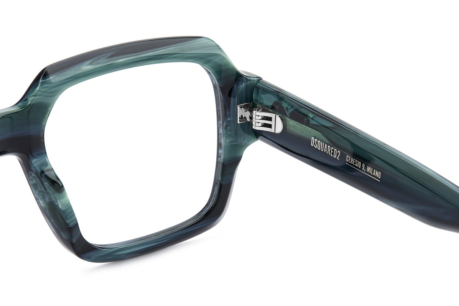 Occhiali da vista Dsquared2 D2 0148 108865 ZI9 colore teal forma quadrato 