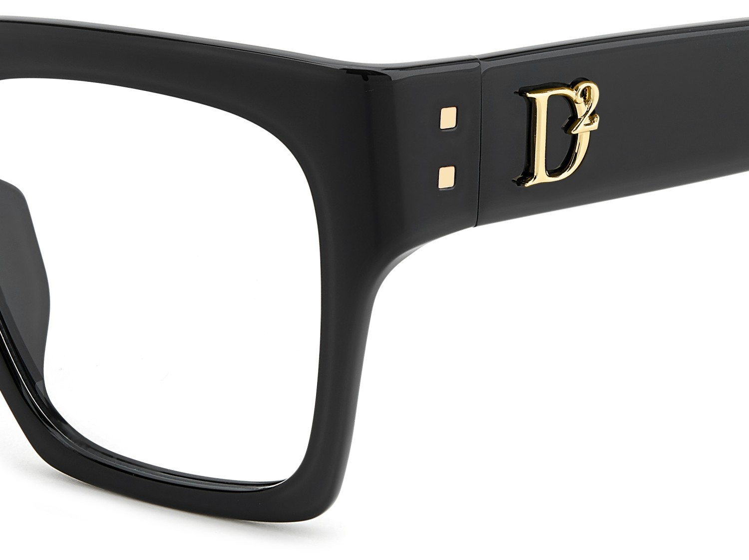 Occhiali da vista Dsquared2 D2 0151/G 108866 807 colore black forma rettangolare 