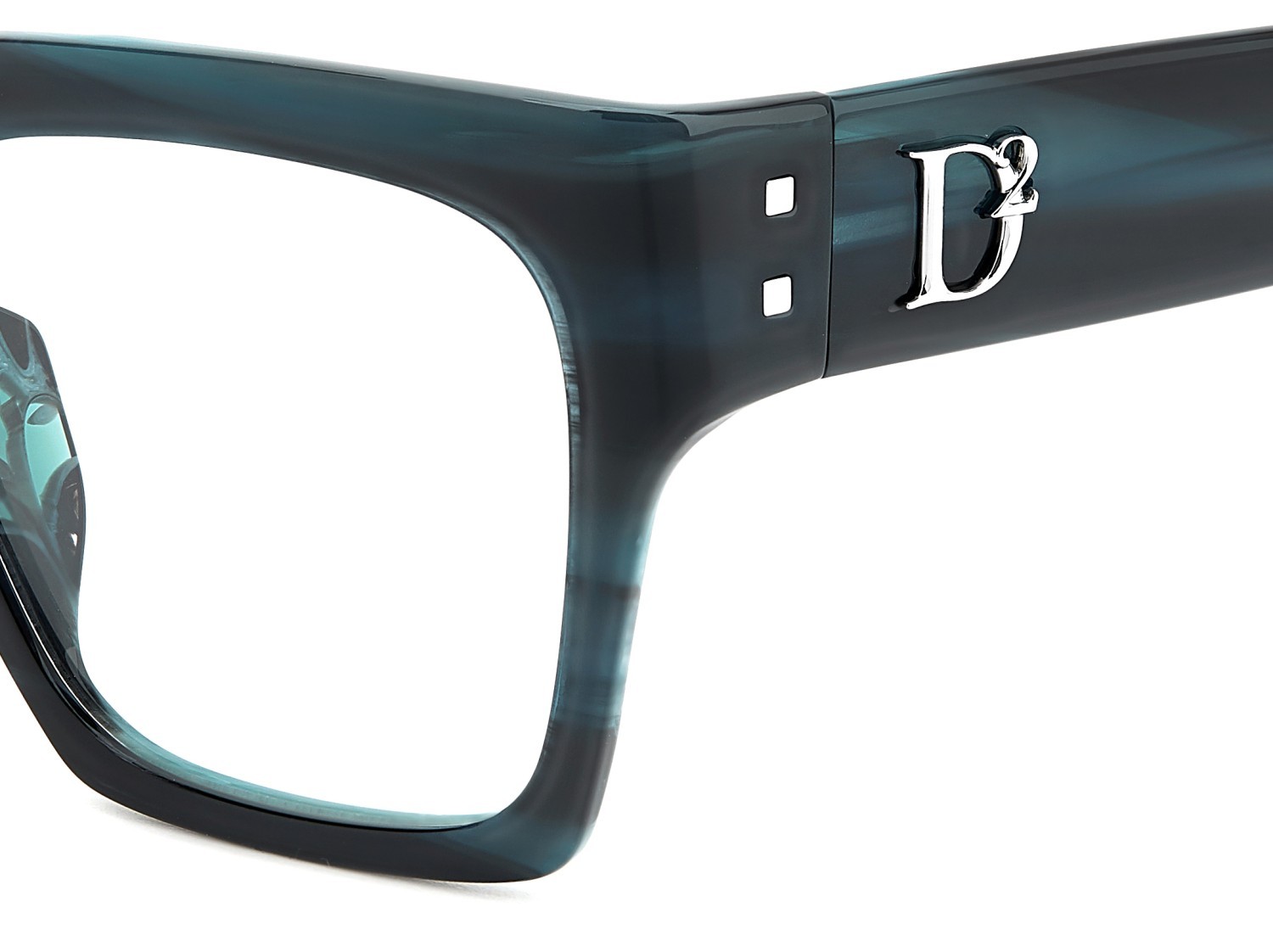 Brillen Dsquared2 D2 0151/G 108866 ZI9 farbe teal form rechteckig 