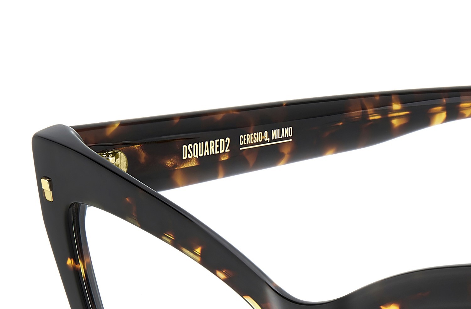 Occhiali da vista Dsquared2 D2 0152 108867 086 colore havana forma rettangolare 