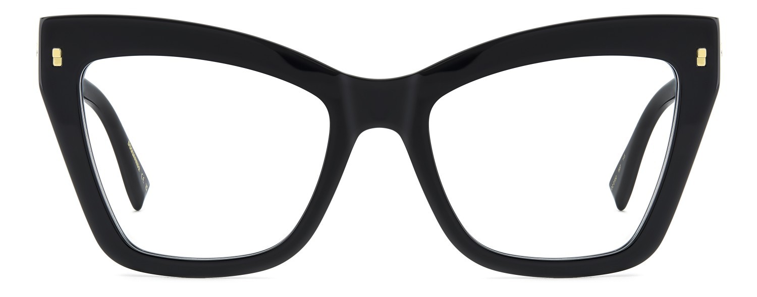 Occhiali da vista Dsquared2 D2 0152 108867 807 colore black forma rettangolare 