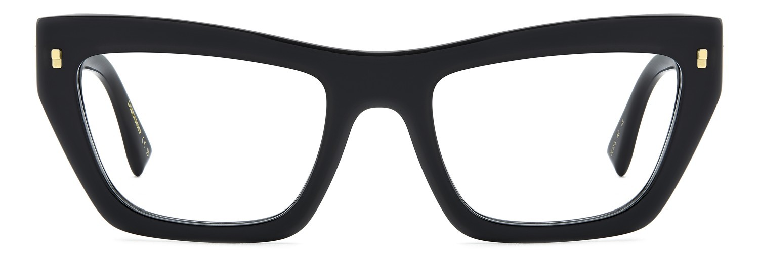 Occhiali da vista Dsquared2 D2 0153 108868 807 colore black forma rettangolare 