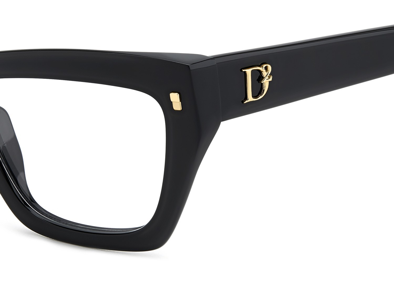 Occhiali da vista Dsquared2 D2 0153 108868 807 colore black forma rettangolare 