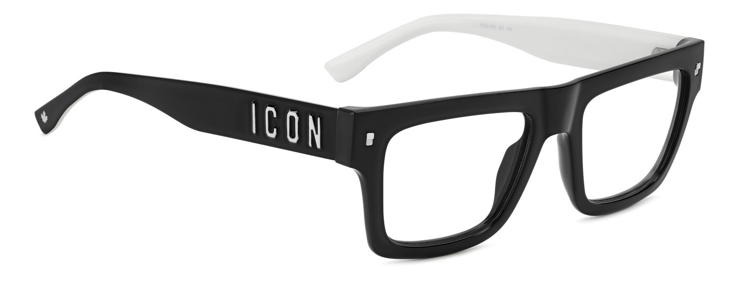 Occhiali da vista Dsquared2 Icon 0023 108869 807 colore black forma rettangolare 