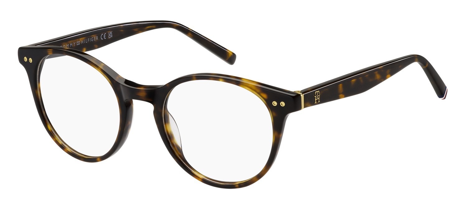 Occhiali da vista Tommy Hilfiger Th 2161 108872 086 colore havana forma pantos 