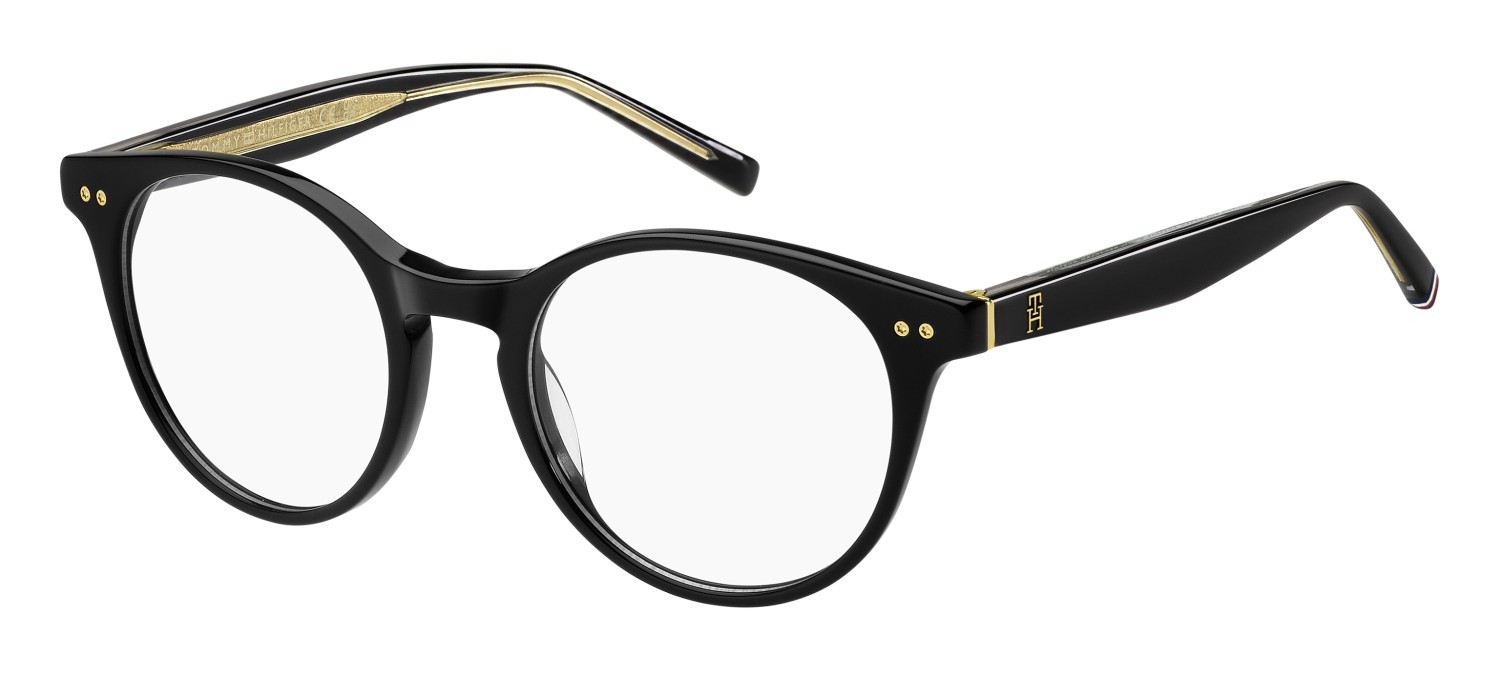 Occhiali da vista Tommy Hilfiger Th 2161 108872 807 colore black forma pantos 