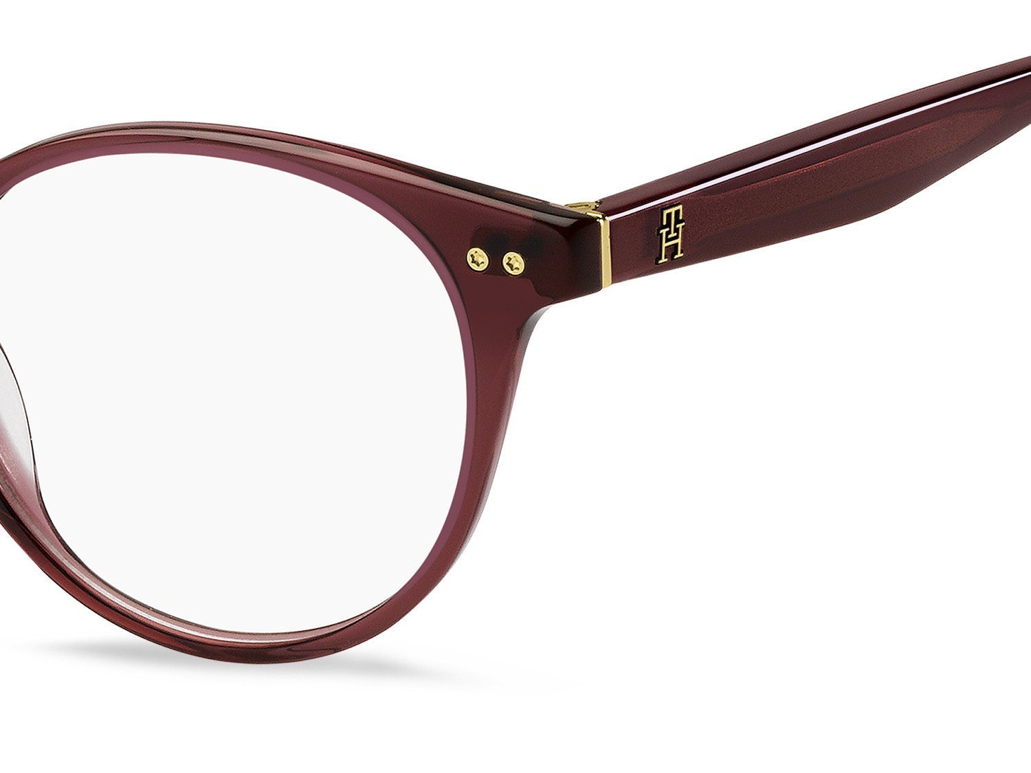 Occhiali da vista Tommy Hilfiger Th 2161 108872 LHF colore burgundy forma pantos 