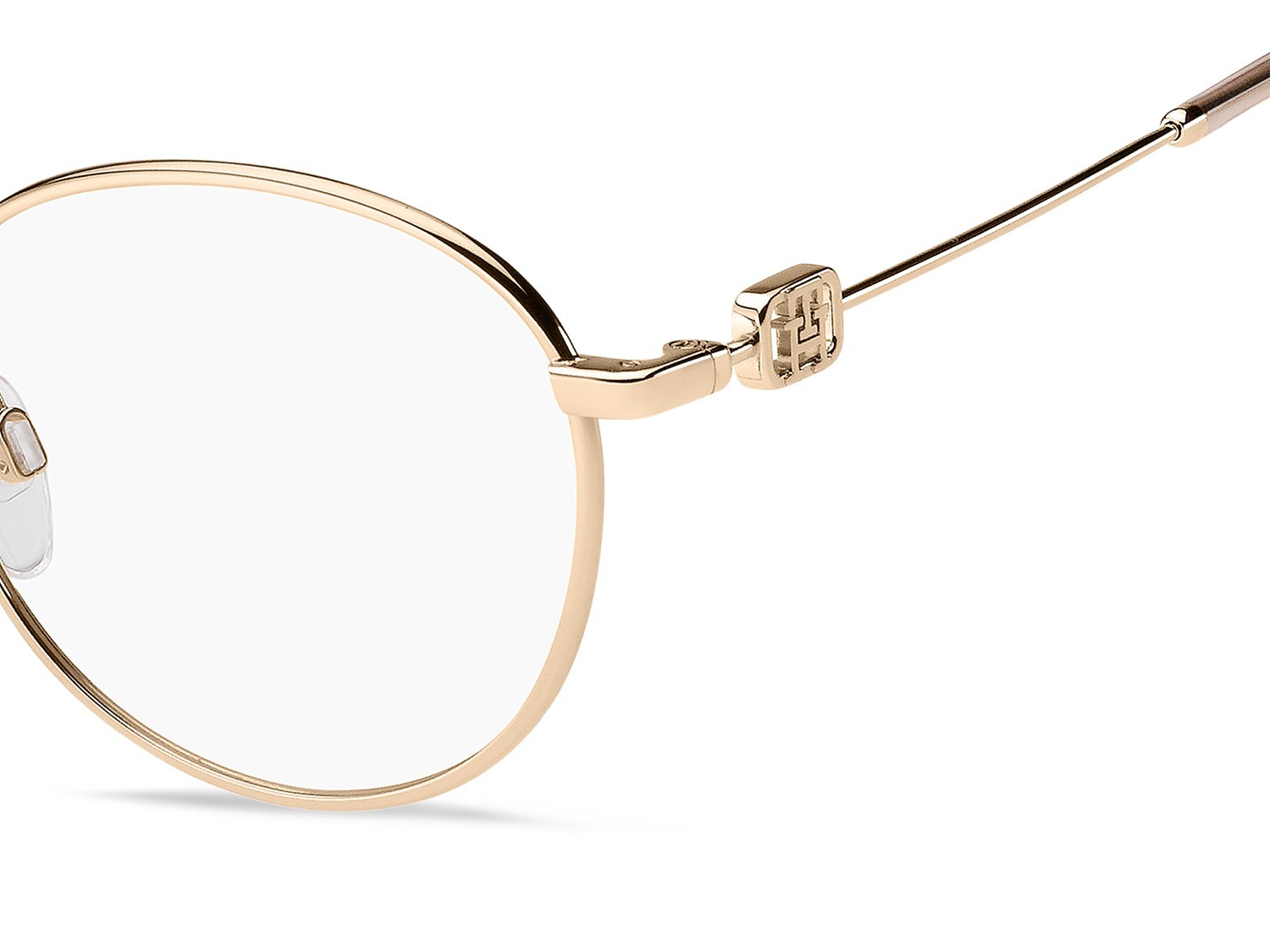Occhiali da vista Tommy Hilfiger Th 2152 108884 DDB colore gold copper forma pantos 