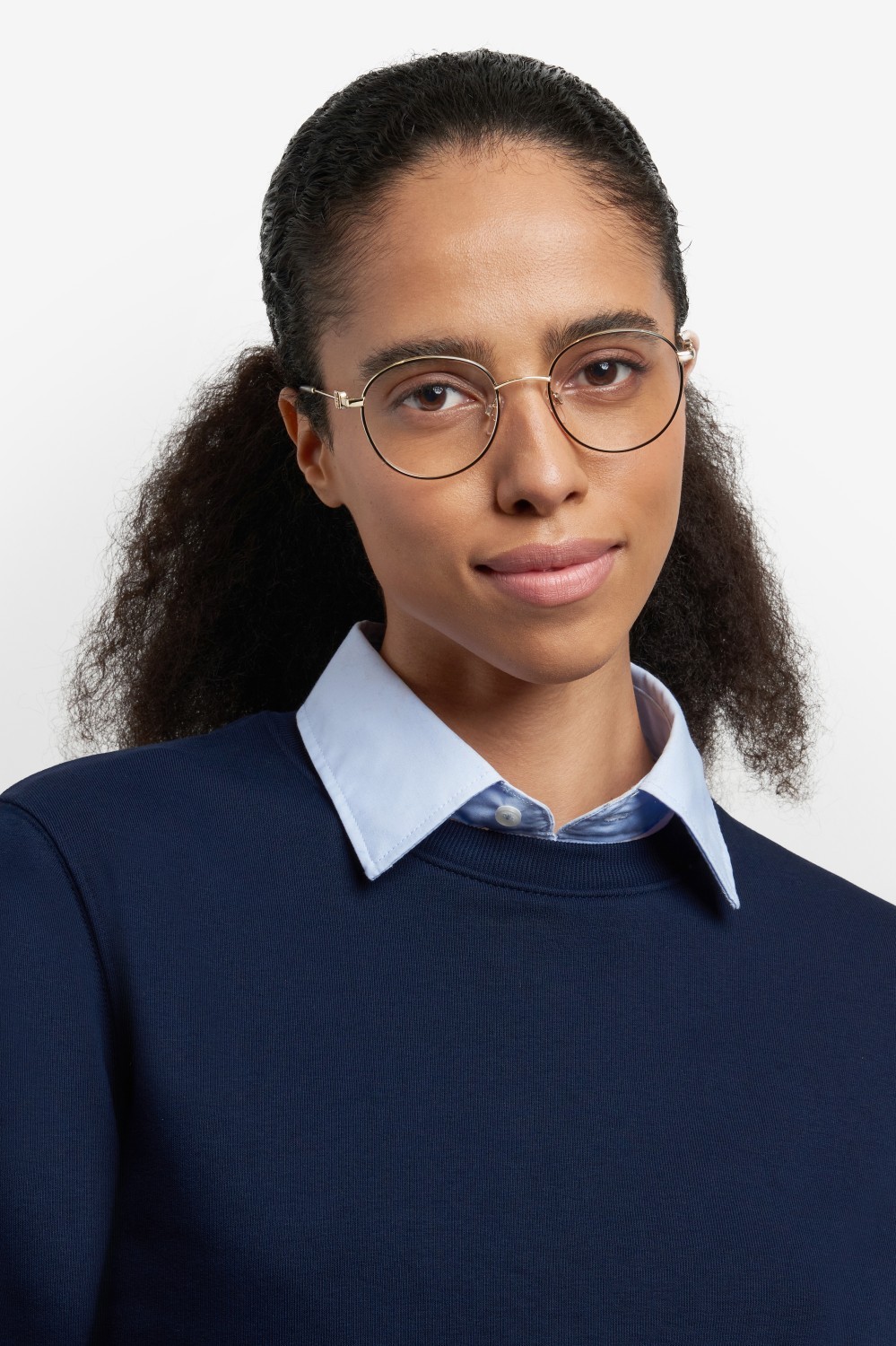 Eyeglasses Tommy Hilfiger Th 2152 108884 RHL color gold black_ shape pantos 