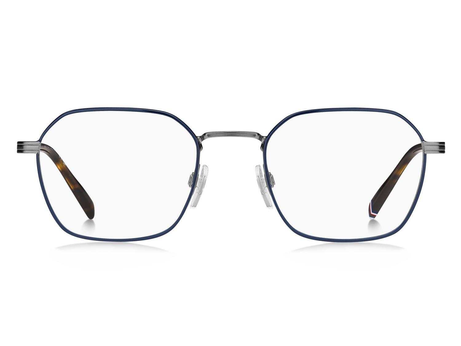Occhiali da vista Tommy Hilfiger Th 2134 108886 KU0 colore matte blue ruthenium forma rettangolare 