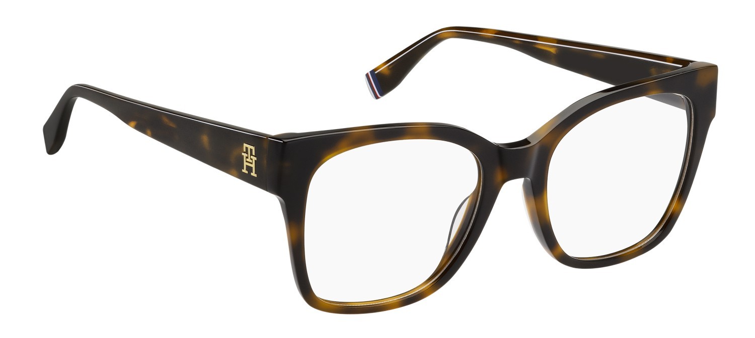 Eyeglasses Tommy Hilfiger Th 2157 108887 086 color havana shape rectangle 
