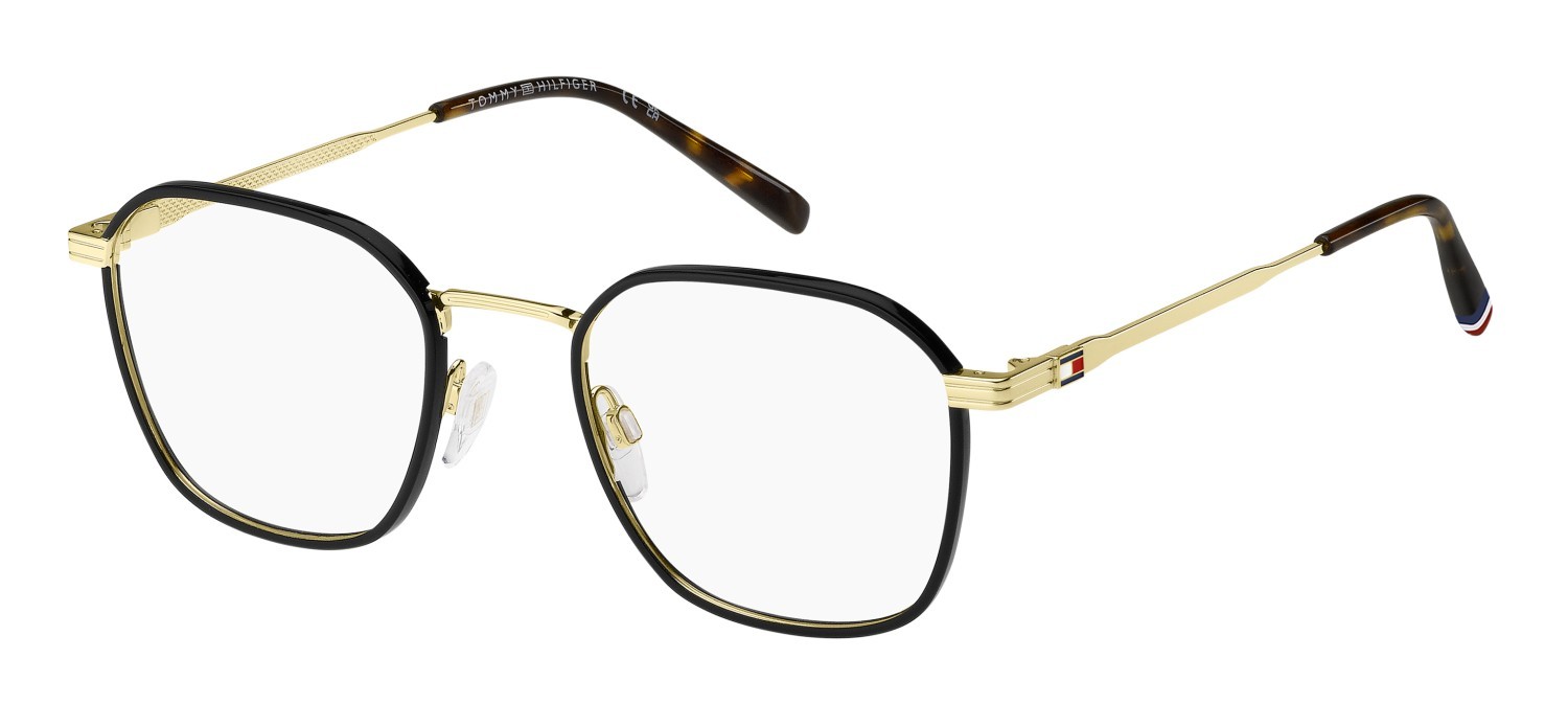 Occhiali da vista Tommy Hilfiger Th 2136 108888 RHL colore gold black_ forma rettangolare 