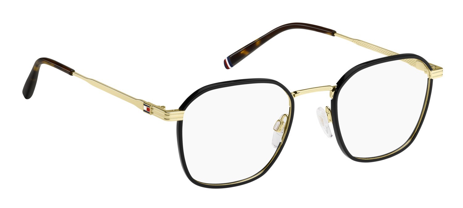 Occhiali da vista Tommy Hilfiger Th 2136 108888 RHL colore gold black_ forma rettangolare 