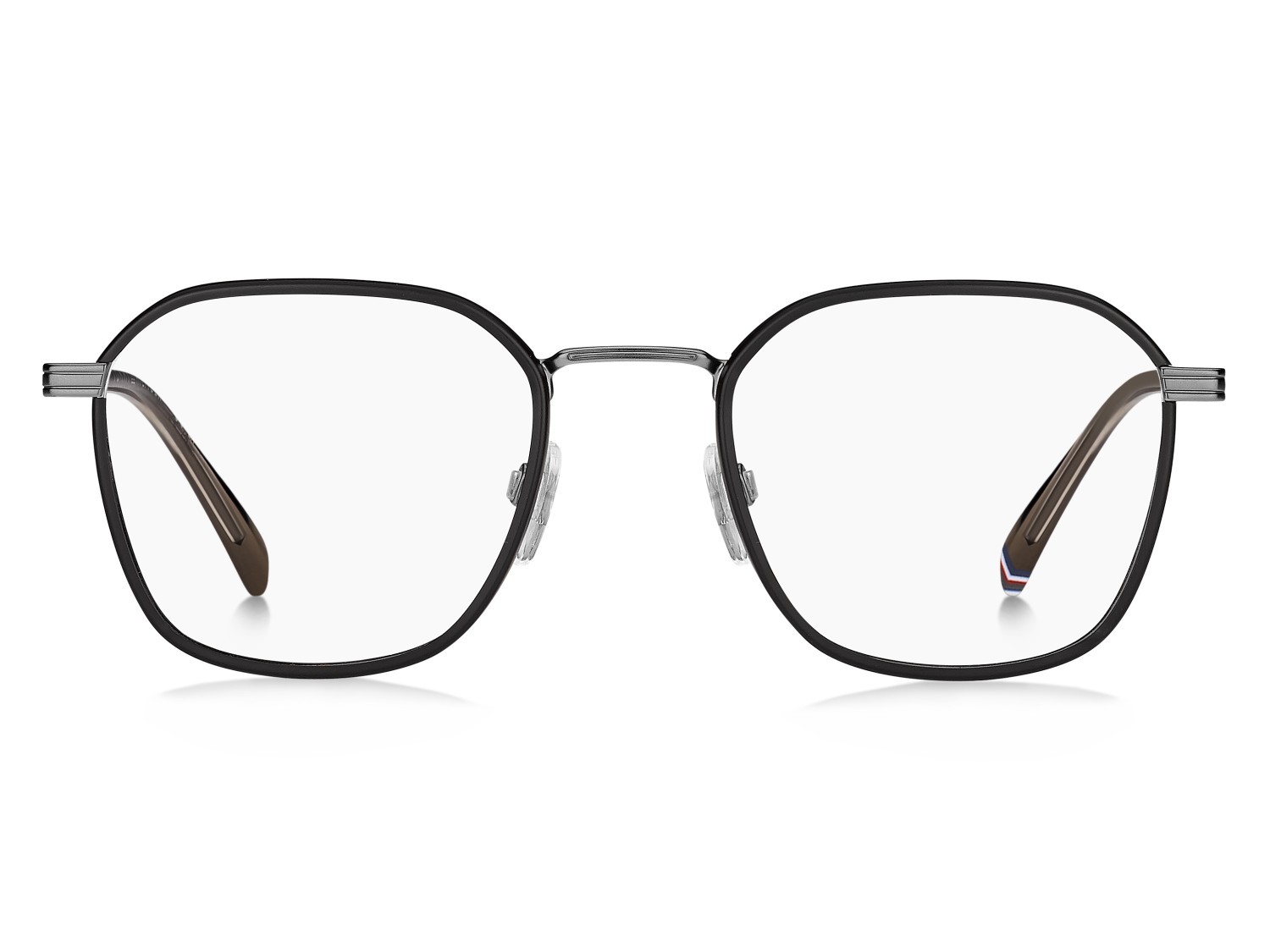 Eyeglasses Tommy Hilfiger Th 2136 108888 SVK color matte ruthenium black shape rectangle 
