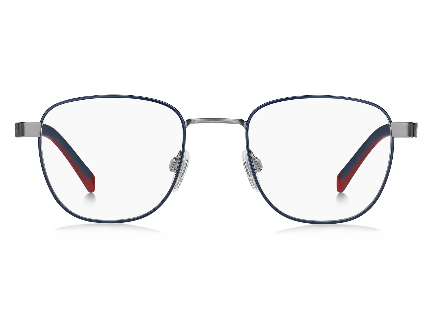 Eyeglasses Tommy Hilfiger Th 2140 108889 KU0 color matte blue ruthenium shape rectangle 