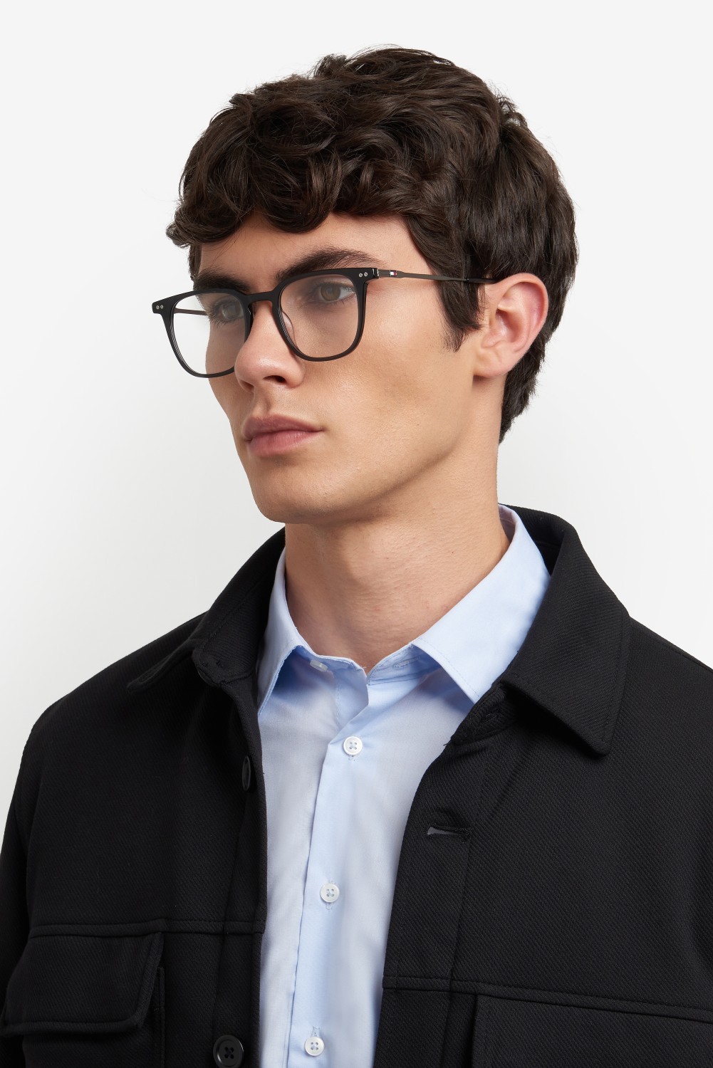 Occhiali da vista Tommy Hilfiger Th 2137 108890 807 colore black forma rettangolare 