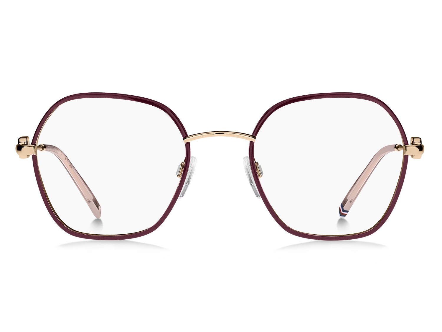 Occhiali da vista Tommy Hilfiger Th 2153 108892 NOA colore gold burgundy forma rettangolare 