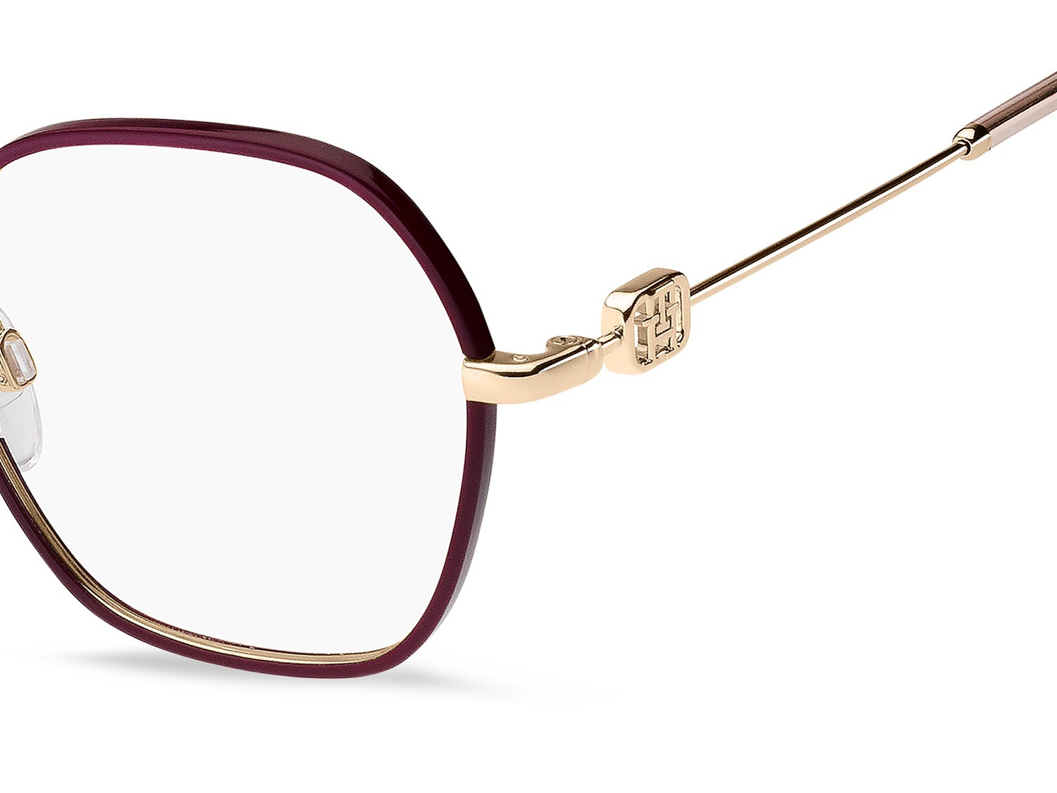 Occhiali da vista Tommy Hilfiger Th 2153 108892 NOA colore gold burgundy forma rettangolare 