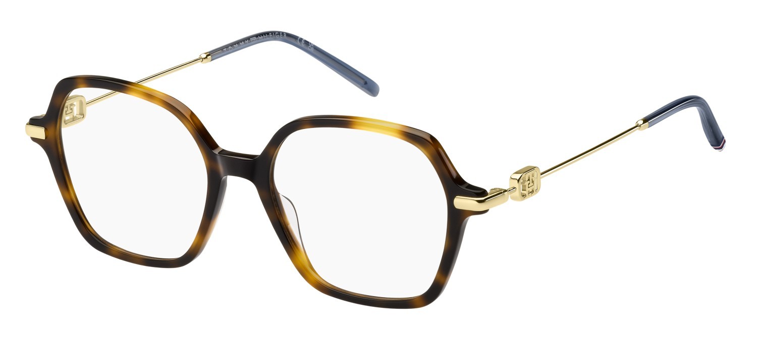 Occhiali da vista Tommy Hilfiger Th 2154 108893 086 colore havana forma rettangolare 