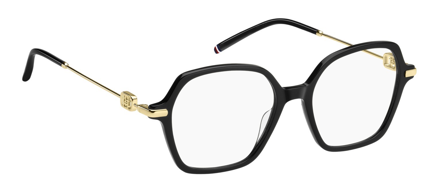 Eyeglasses Tommy Hilfiger Th 2154 108893 807 color black shape rectangle 