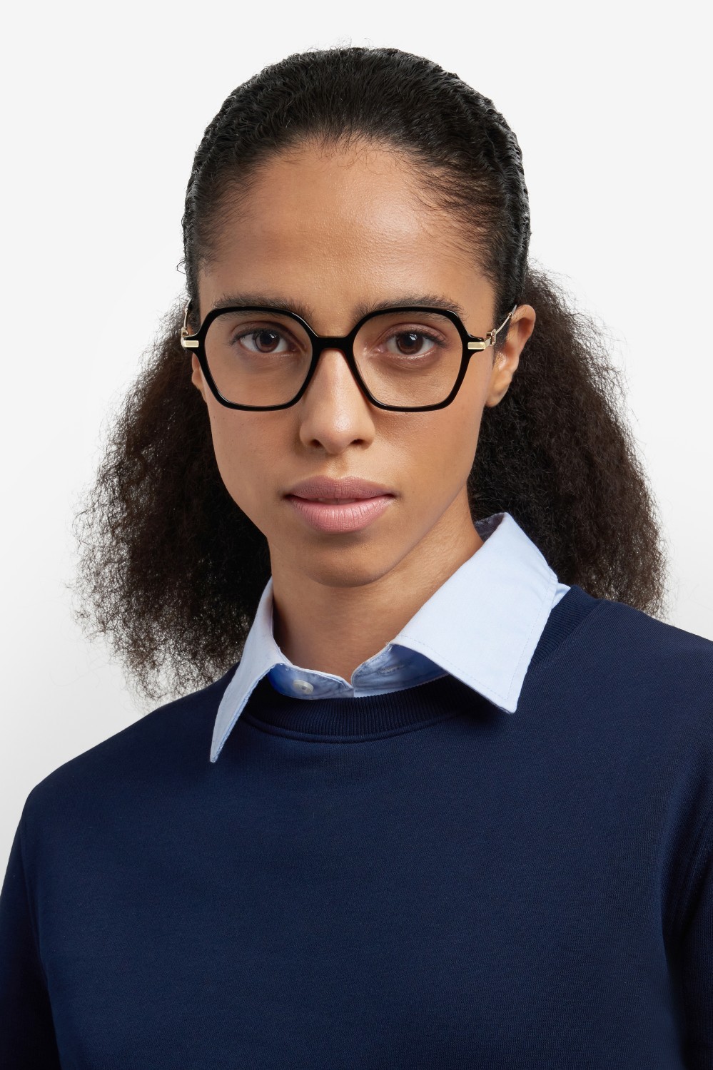 Eyeglasses Tommy Hilfiger Th 2154 108893 807 color black shape rectangle 