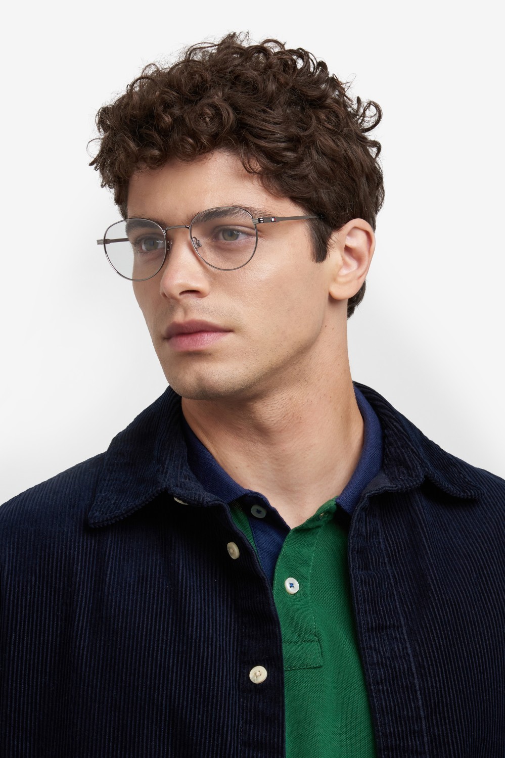 Eyeglasses Tommy Hilfiger Th 2135 108894 KJ1 color dark ruthenium shape pantos 