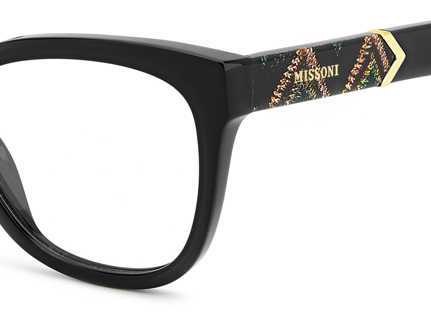 Occhiali da vista Missoni Mis 0190 108896 807 colore black forma rettangolare 