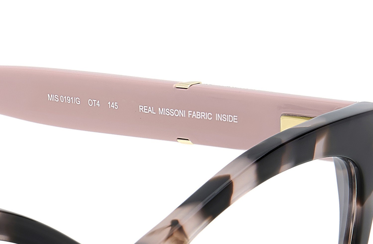 Occhiali da vista Missoni Mis 0191/G 108897 0T4 colore havana pink forma rettangolare 