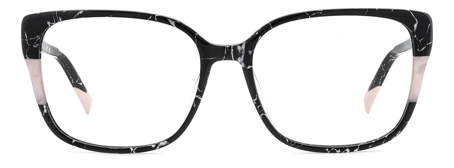 Occhiali da vista Missoni Mis 0201/G 108898 GBY colore black marble forma rettangolare 