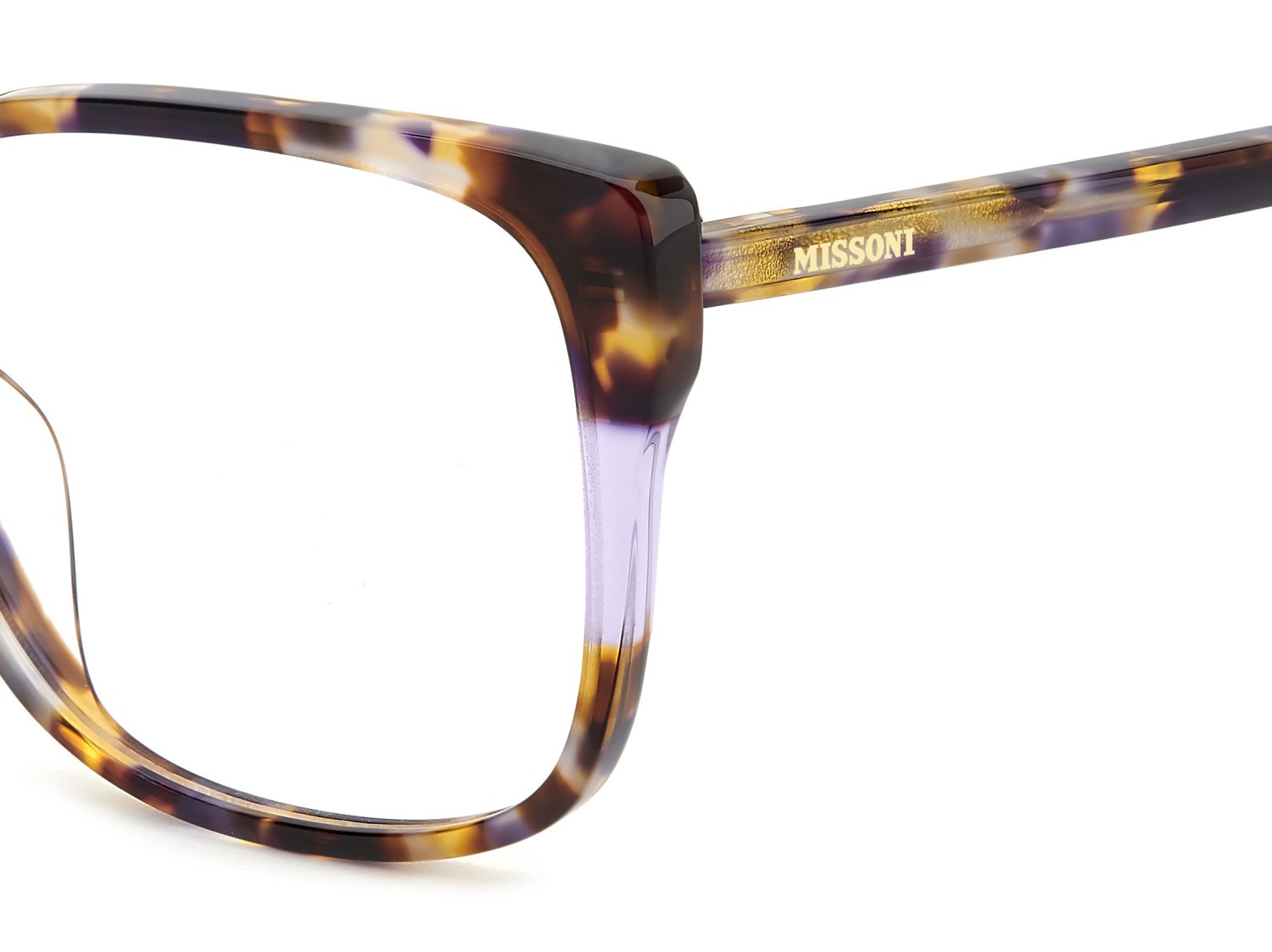 Occhiali da vista Missoni Mis 0201/G 108898 MMH colore havana lilac forma rettangolare 