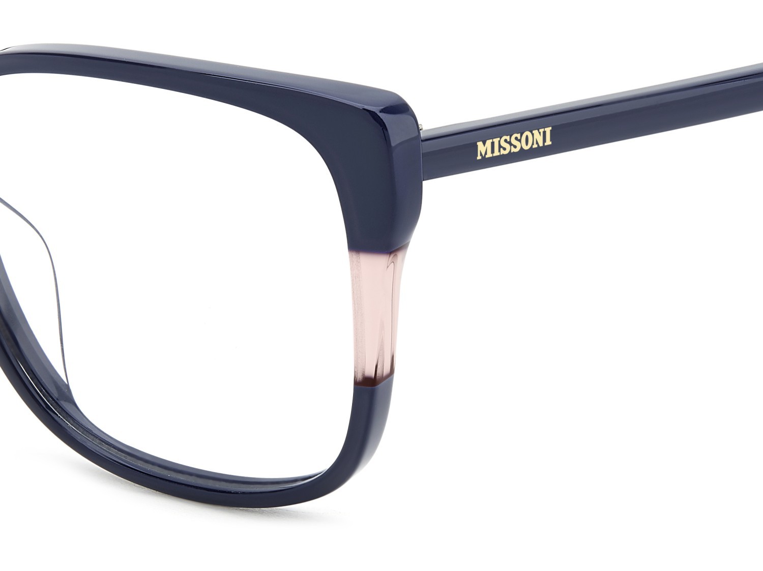Occhiali da vista Missoni Mis 0201/G 108898 PJP colore blue forma rettangolare 