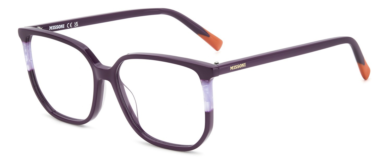 Occhiali da vista Missoni Mis 0202 108899 B3V colore violet forma rettangolare 