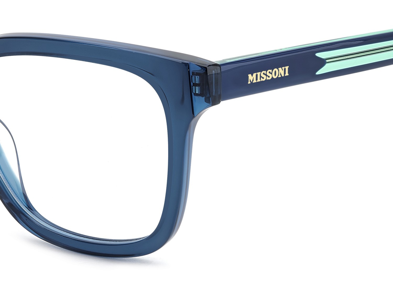Brillen Missoni Mis 0209 108900 PJP farbe blue form rechteckig 