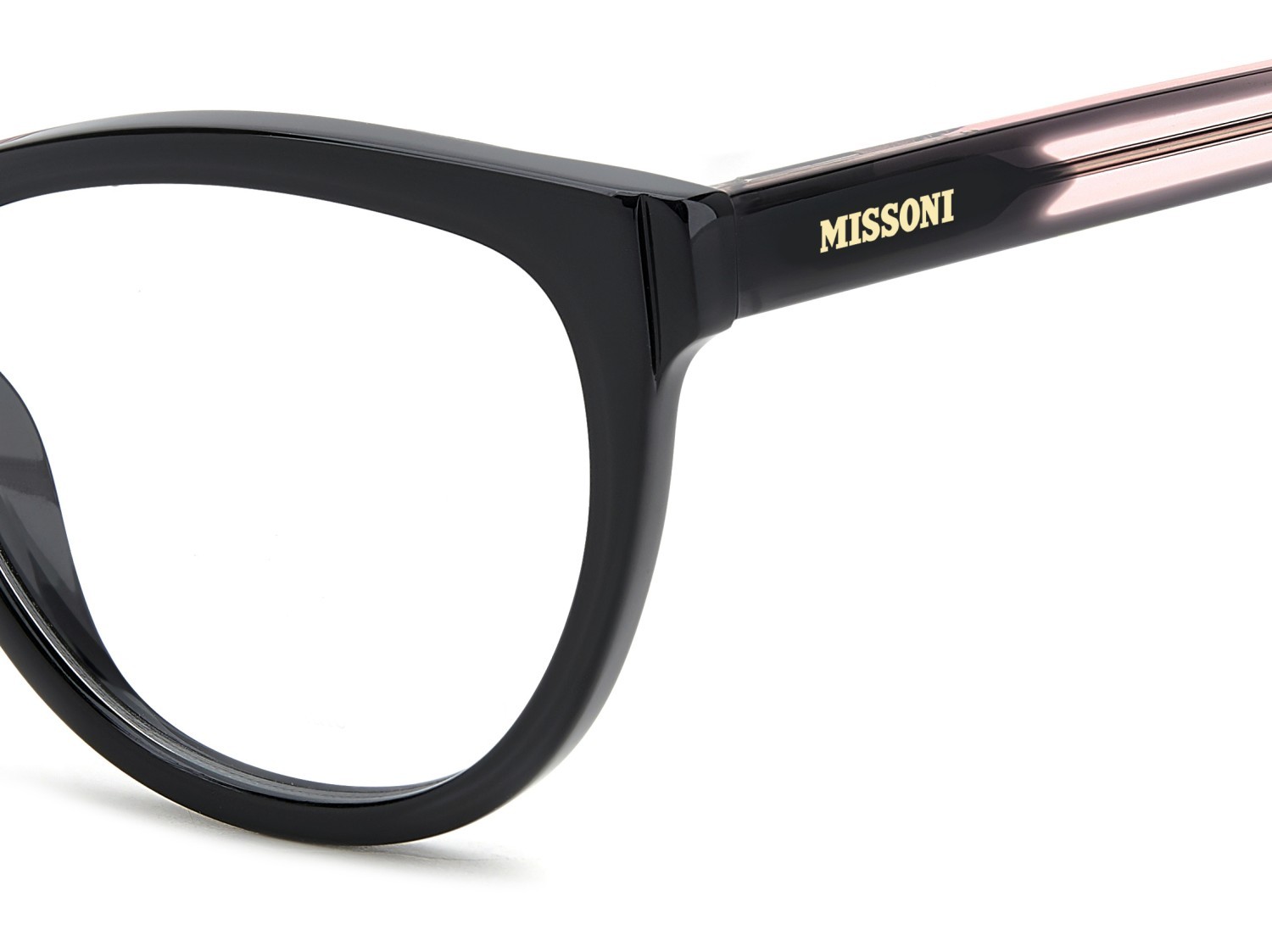 Occhiali da vista Missoni Mis 0210 108901 807 colore black forma cat eye 