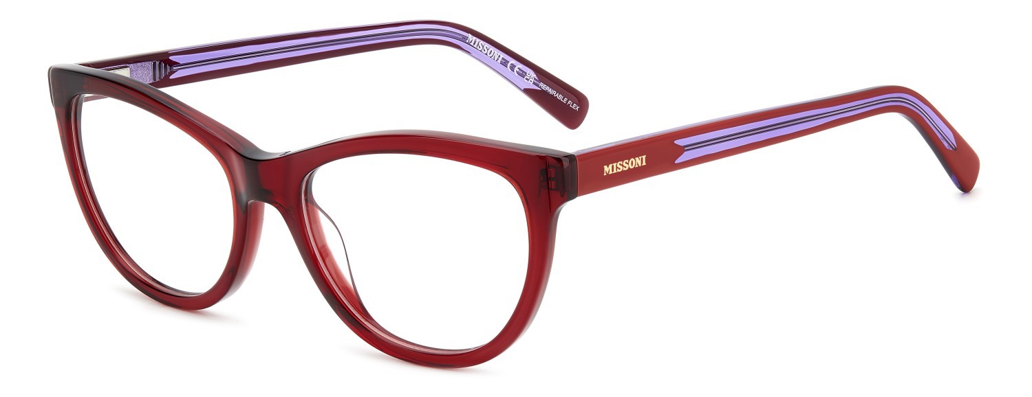 Occhiali da vista Missoni Mis 0210 108901 C9A colore red forma cat eye 