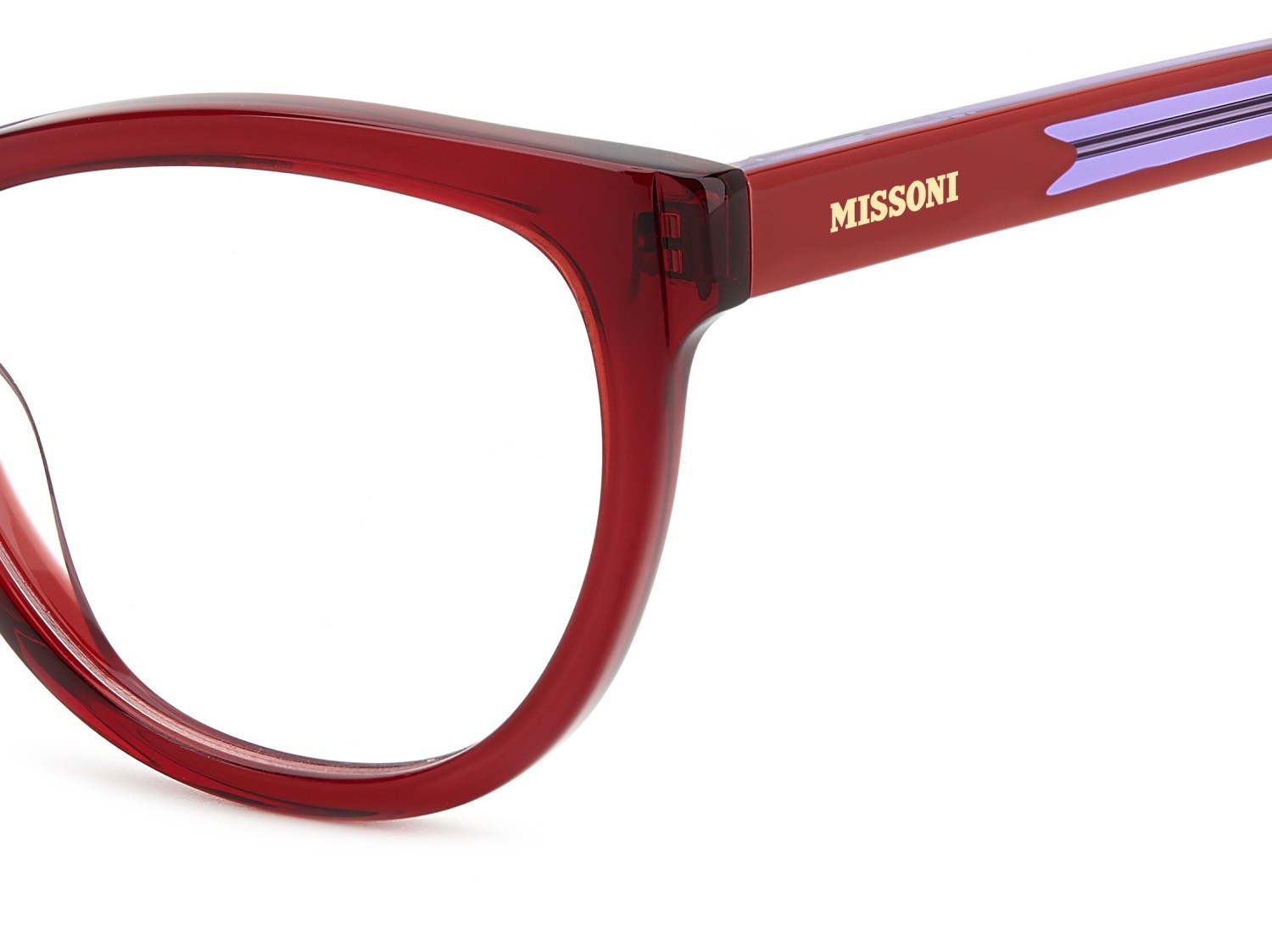 Occhiali da vista Missoni Mis 0210 108901 C9A colore red forma cat eye 