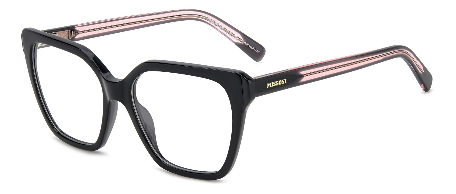Occhiali da vista Missoni Mis 0211 108902 807 colore black forma rettangolare 