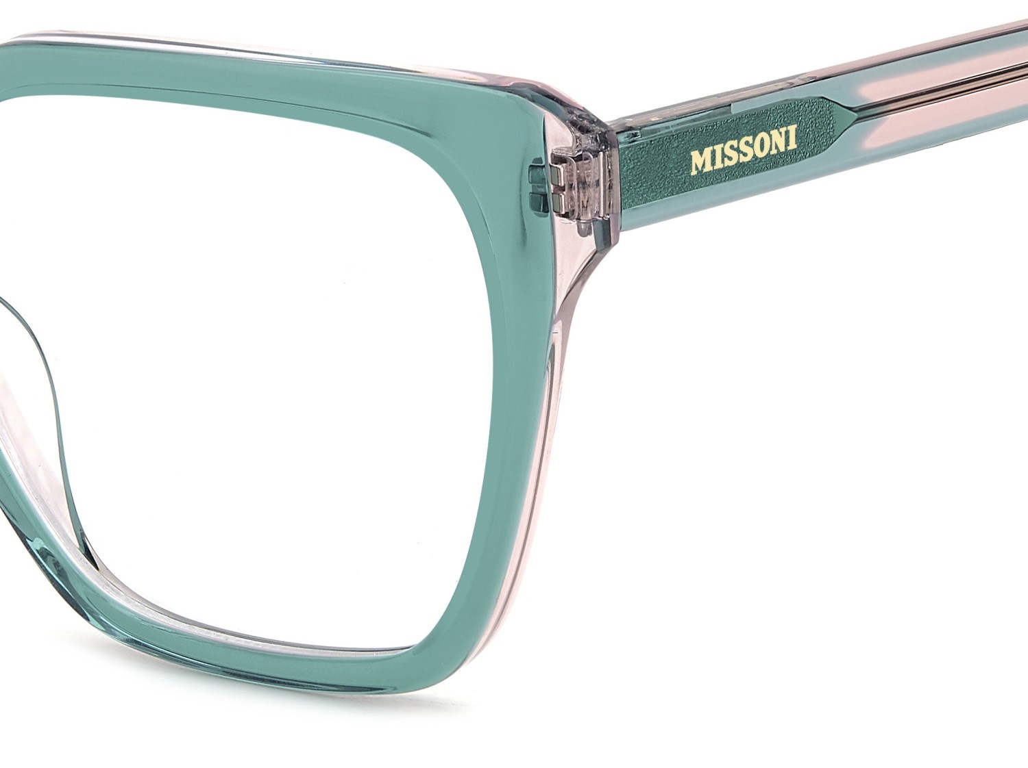 Brillen Missoni Mis 0211 108902 IWB farbe green pink form rechteckig 