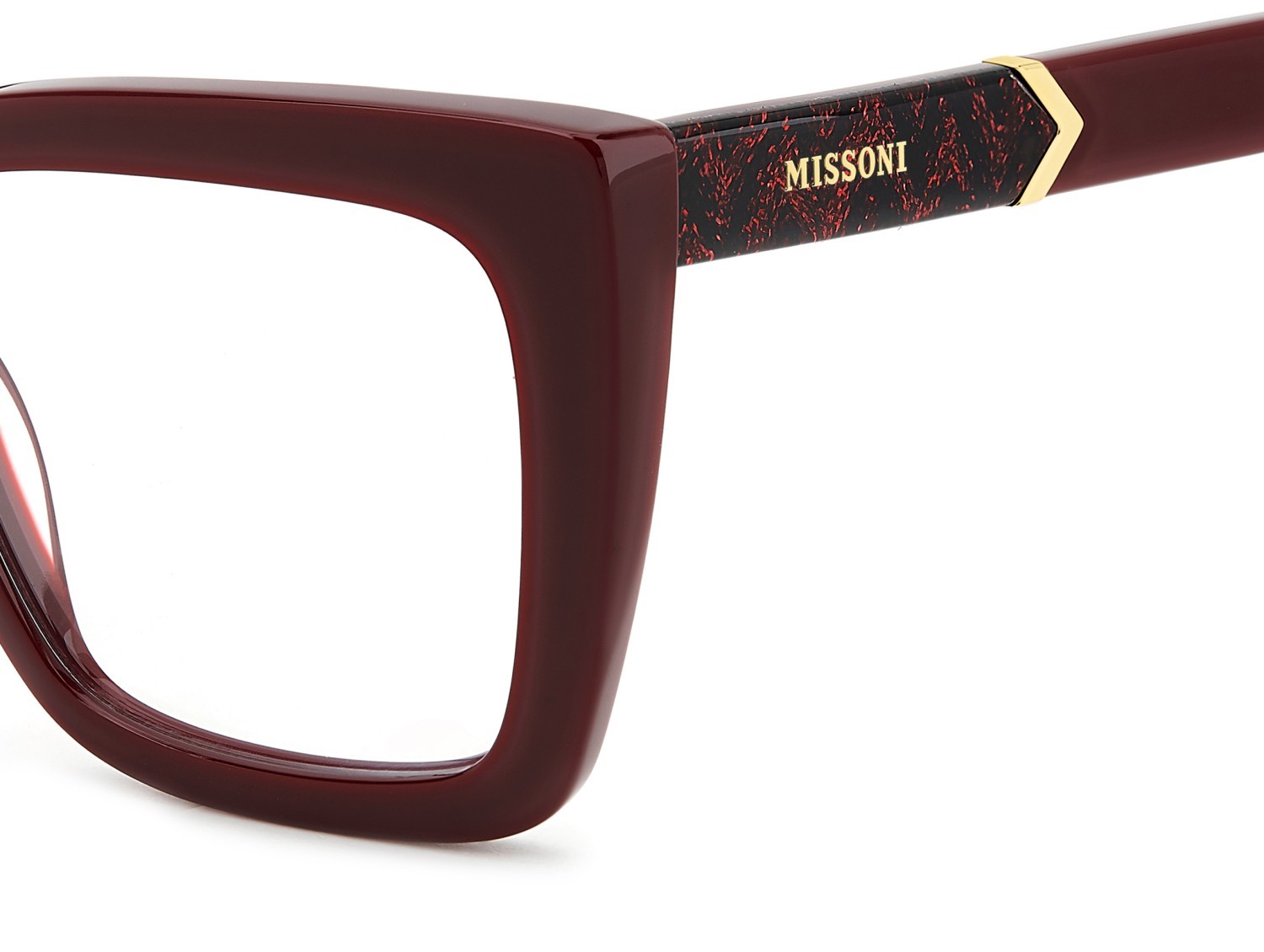 Occhiali da vista Missoni Mis 0189 108903 LHF colore burgundy forma rettangolare 