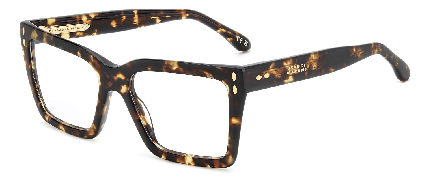 Occhiali da vista Isabel Marant Im 0192 108904 086 colore havana forma rettangolare 