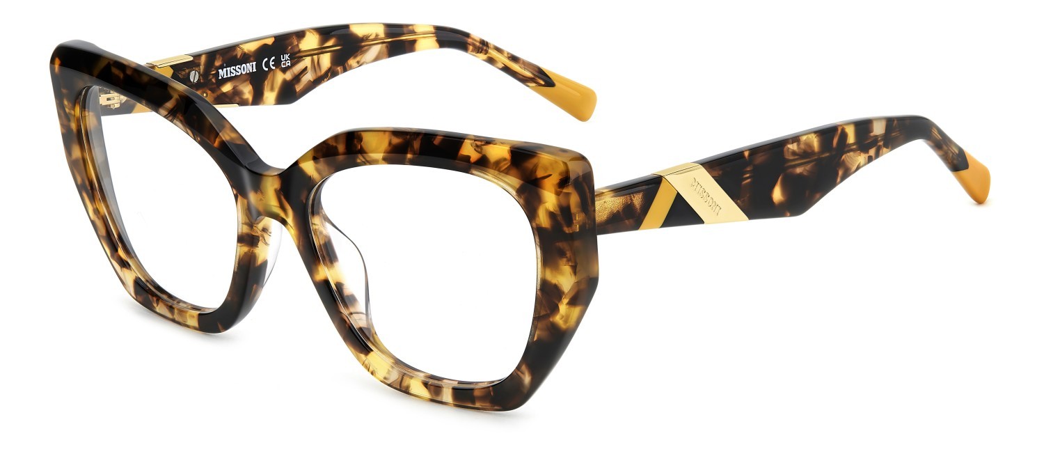 Occhiali da vista Missoni Mis 0195/G 108905 HJV colore havana yellow forma rettangolare 