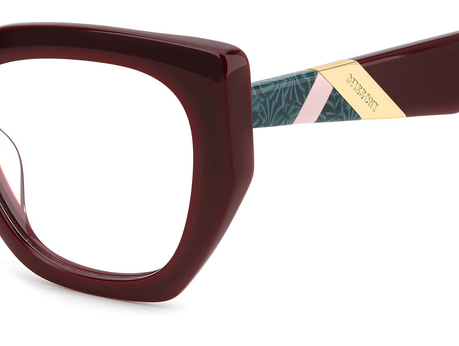 Occhiali da vista Missoni Mis 0195/G 108905 LHF colore burgundy forma rettangolare 