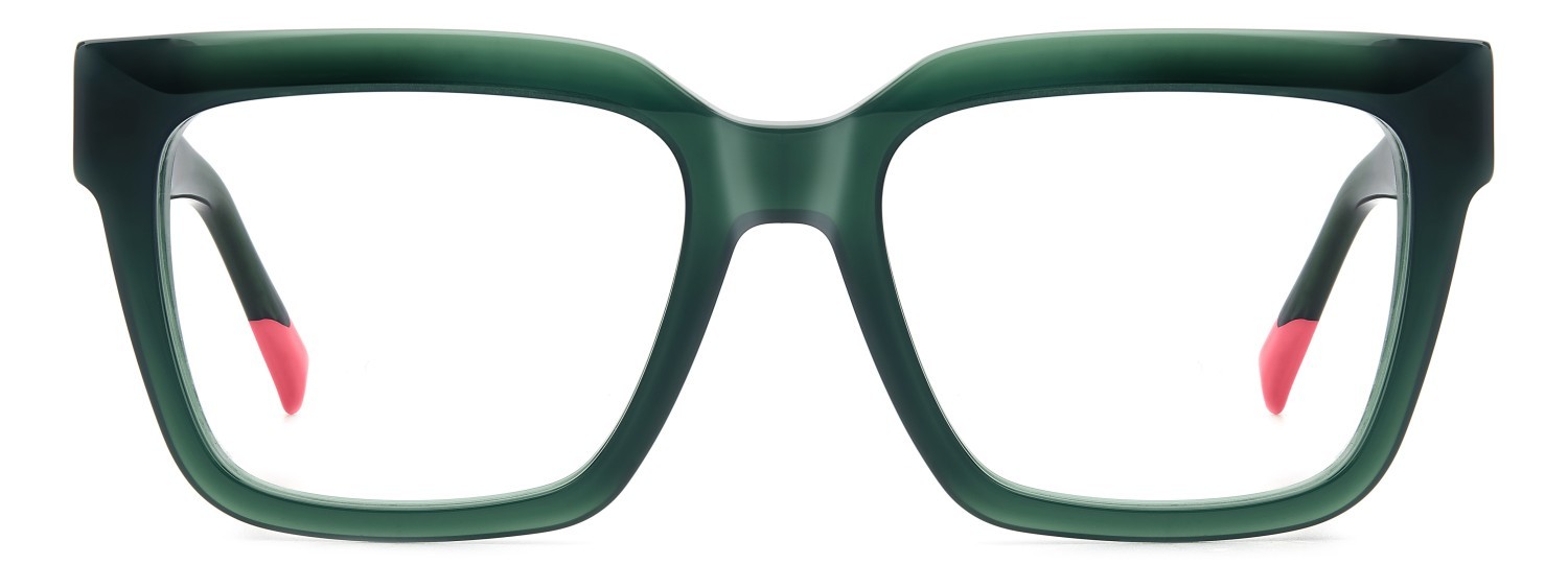 Eyeglasses Missoni Mis 0196 108906 1ED color green shape rectangle 
