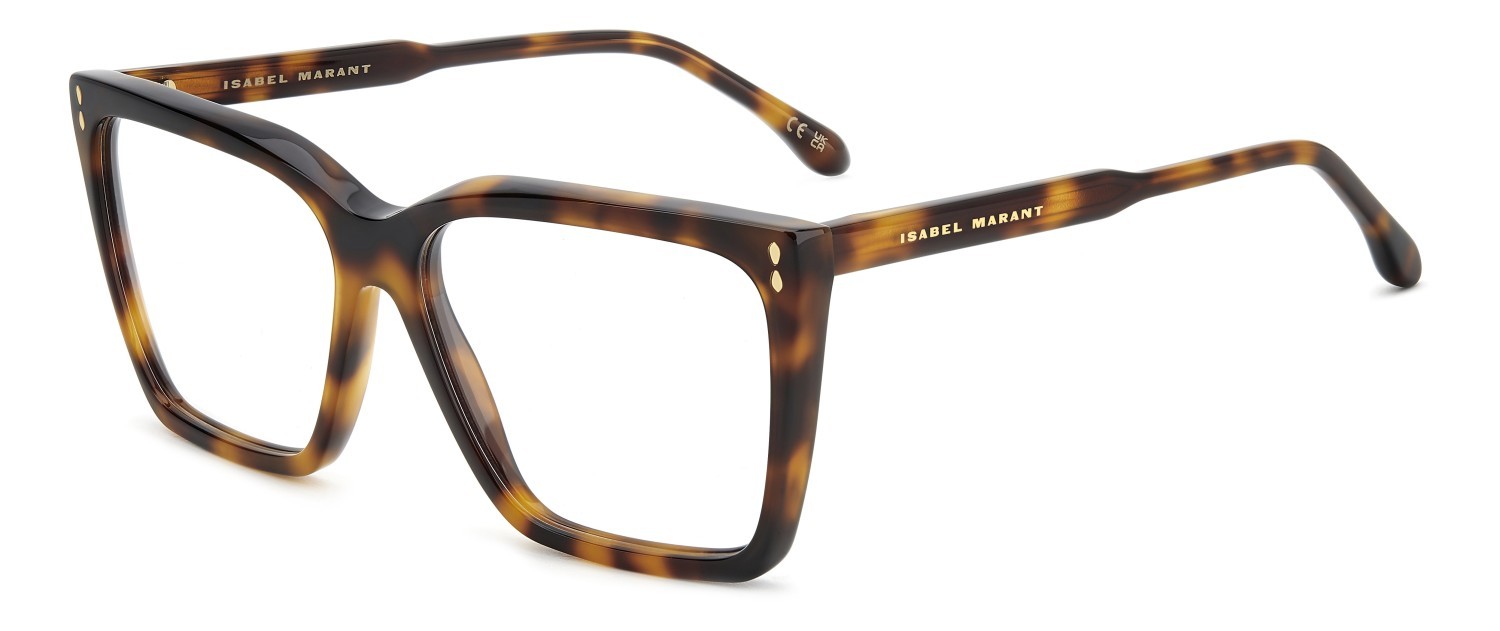 Occhiali da vista Isabel Marant Im 0195 108909 WR9 colore brown havana forma rettangolare 
