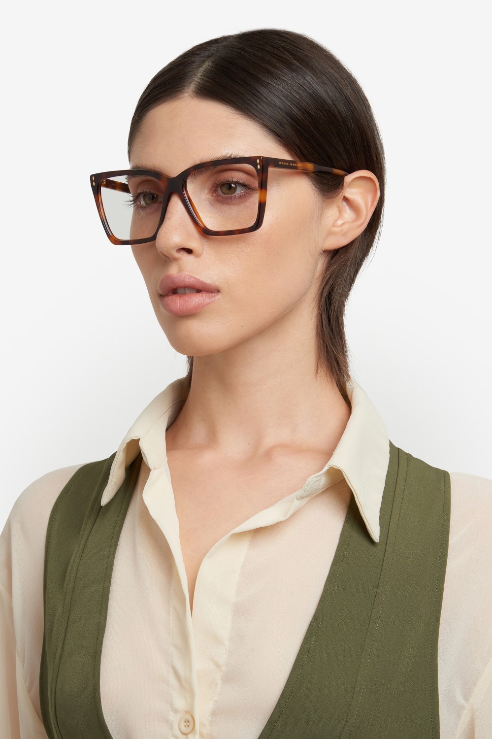 Occhiali da vista Isabel Marant Im 0195 108909 WR9 colore brown havana forma rettangolare 