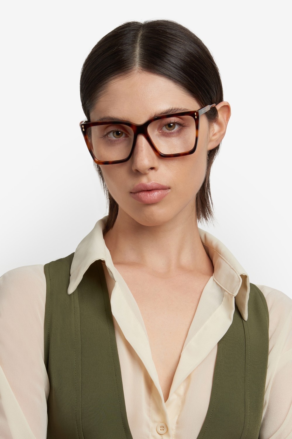 Occhiali da vista Isabel Marant Im 0195 108909 WR9 colore brown havana forma rettangolare 