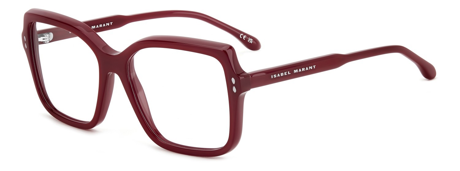 Eyeglasses Isabel Marant Im 0196 108910 LHF color burgundy shape rectangle 
