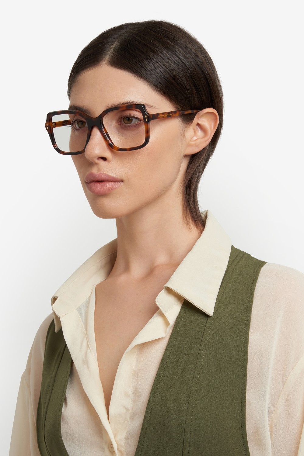 Occhiali da vista Isabel Marant Im 0196 108910 WR9 colore brown havana forma rettangolare 