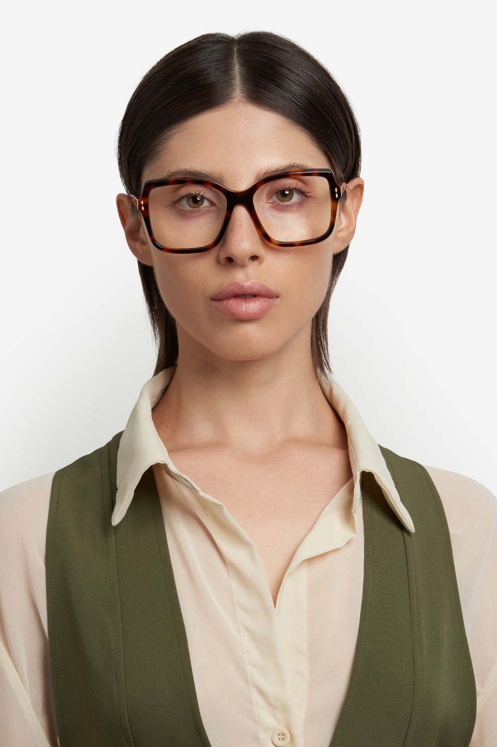 Occhiali da vista Isabel Marant Im 0196 108910 WR9 colore brown havana forma rettangolare 