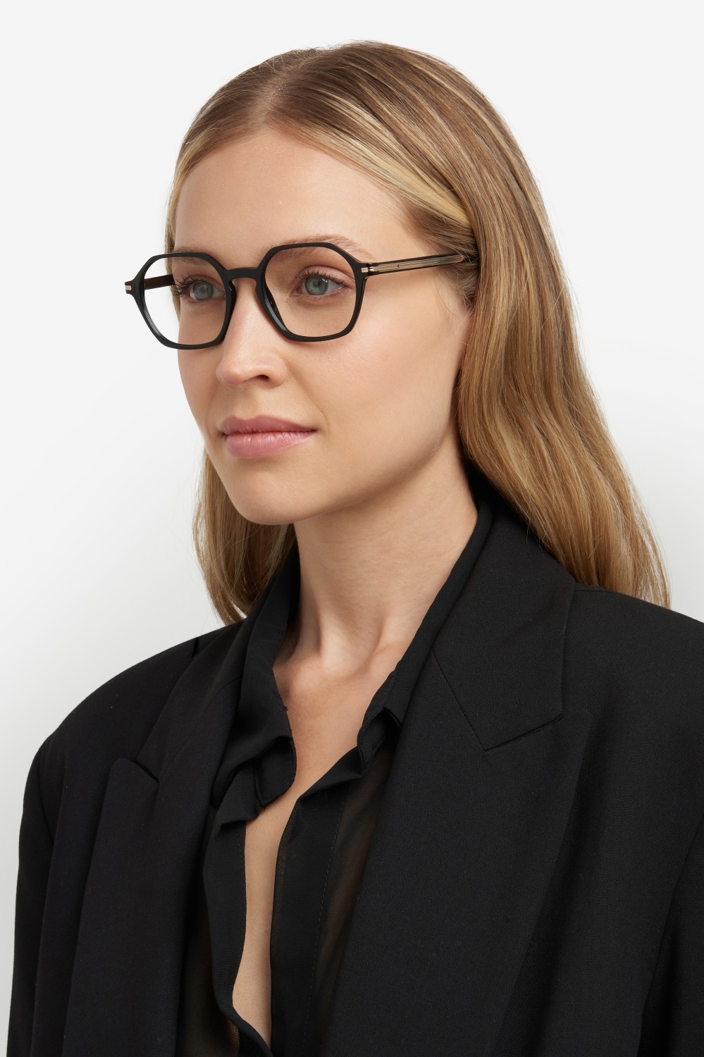 Occhiali da vista Hugo Boss 1737 108917 807 colore black forma rettangolare 